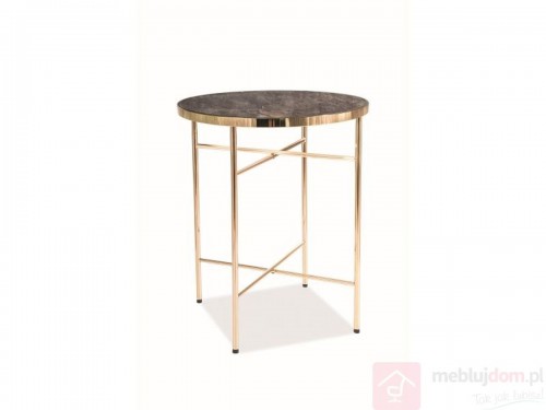 Журнальний стіл Signal Ibiza C Мармур/Золотий